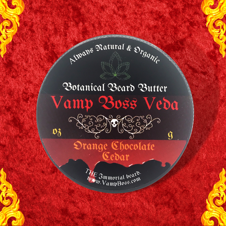 Vamp Boss Luxury Beard Butter “Orange Chocolate Cedar” (1 oz or 2 oz sizes)